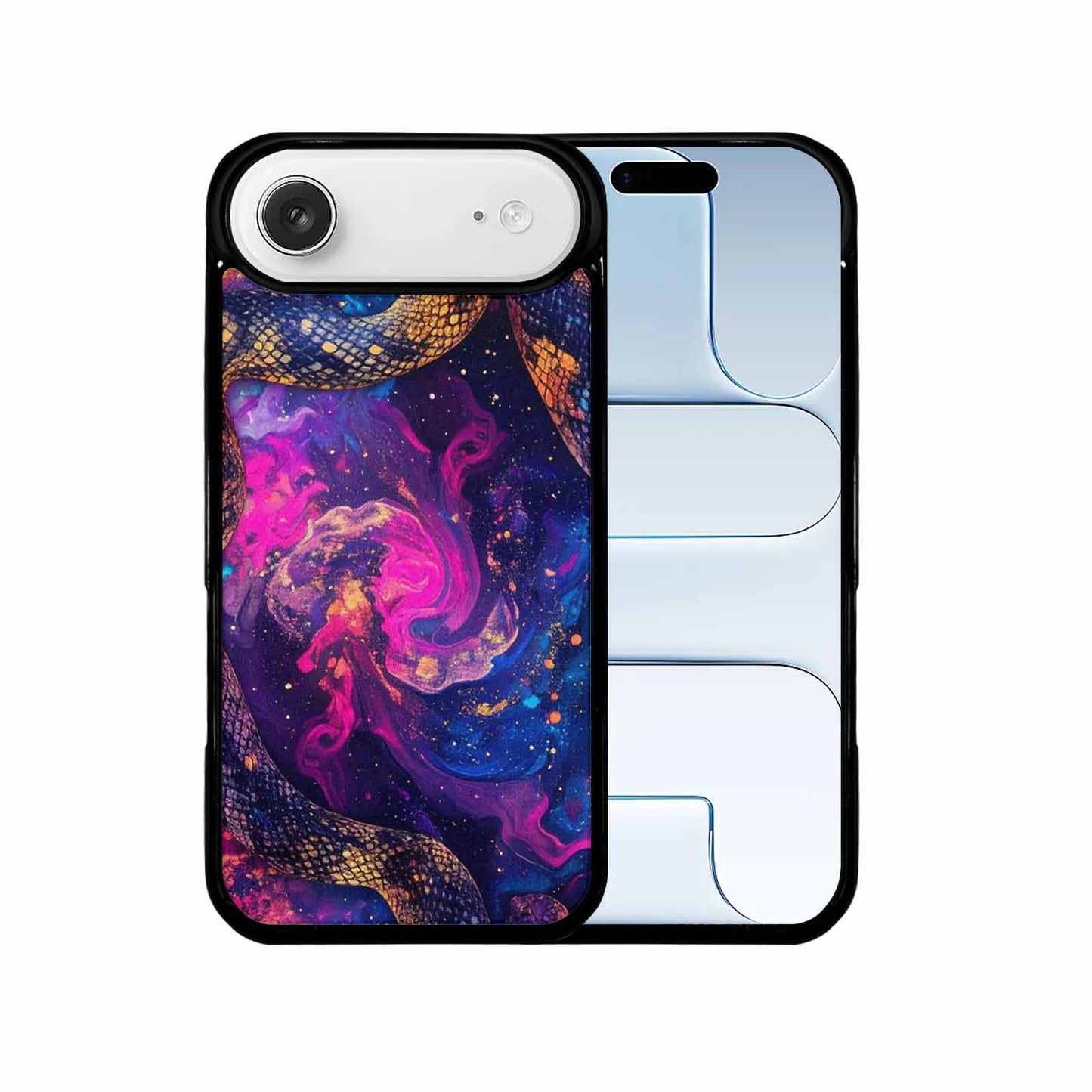 iPhone 17 Air Case — Snake Print Galaxy Seamless Pattern Animal, Customized Protective Case