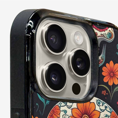 iPhone 16 Pro Max Case — Dia De Los Muertos Sugar Skull, Custom Made Phone Cover