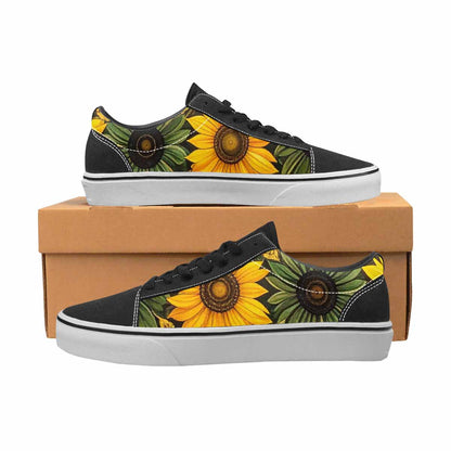 WOMEN'S Blend Melt Them Canvas Lace-Up Vibrant Chaos Custom Shoes