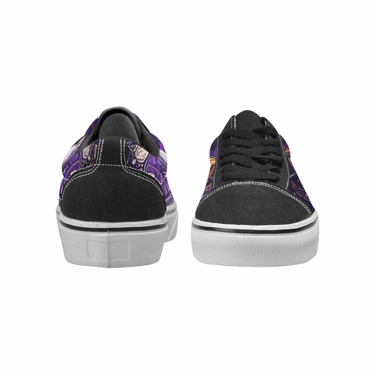 MEN'S Mandala Canvas Lace-Up Vibrant Chaos Custom Sneakers
