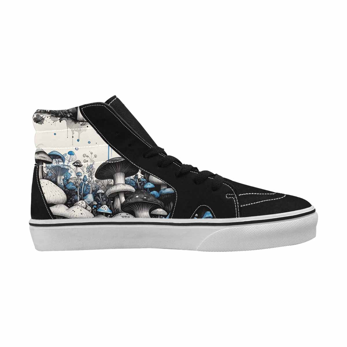 MEN'S Mushrooms (general) High Top Canvas Aesthetic Custom Shoes