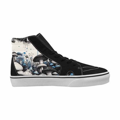 MEN'S Mushrooms (general) High Top Canvas Aesthetic Custom Shoes