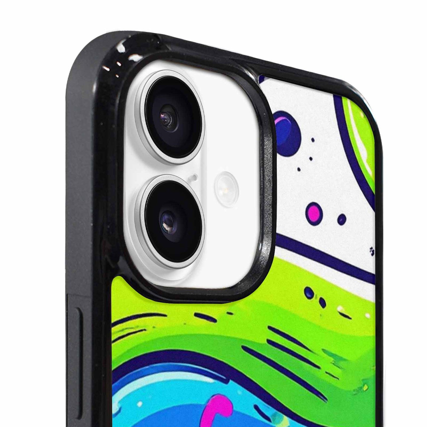 iPhone 17 Case — Acid Wash Cartoon Tie Dye, Original Design Phone Case