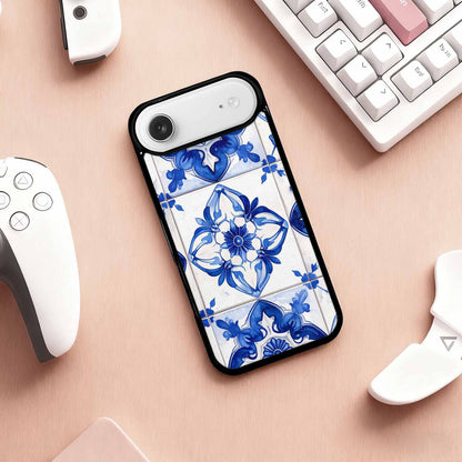 iPhone 17 Air Case — Talavera Tile Floral, Custom Printed Phone Case