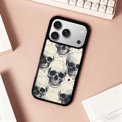 iPhone 17 Pro Case — Skull Dark Art Gothic Print Gothic, Custom Phone Case