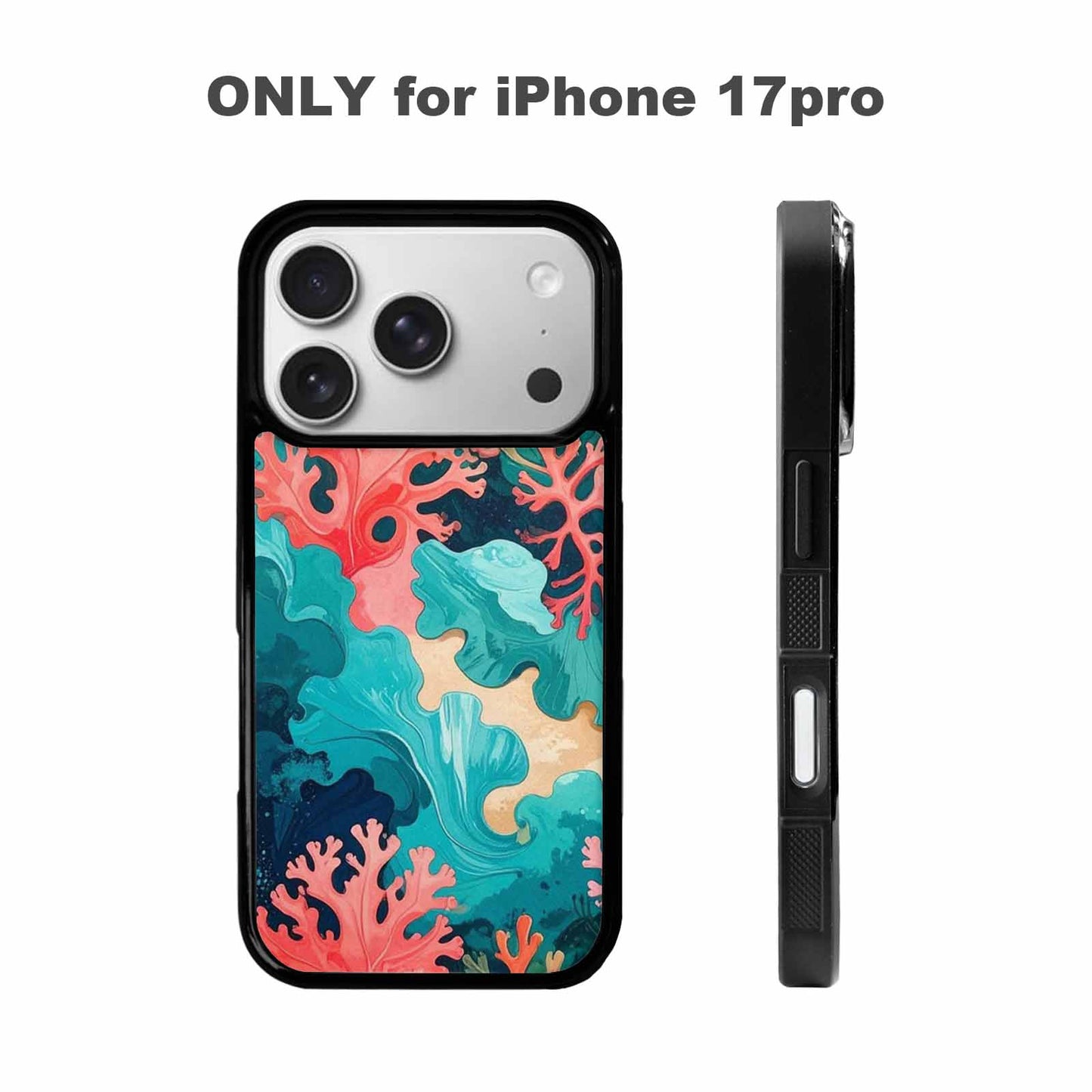 iPhone 17 Pro Case — Seamless Tileable Pattern Of Overlapping Camo, Custom Phone Case