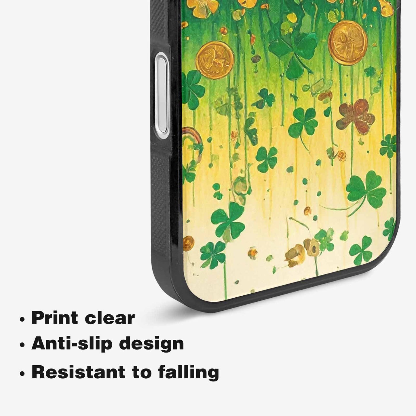 iPhone 16 Plus Case — St Patrick\'s Clover St Patrick\'s Clover, Custom Designed Case Cover
