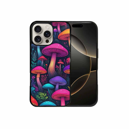 iPhone 16 Pro Max Case — Psychedelic Mushroom, Custom Printed Phone Case