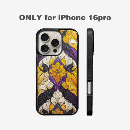 iPhone 16 Pro Case — Nonbinary Flag Color Theme Small Rainbow, Original Design Phone Case