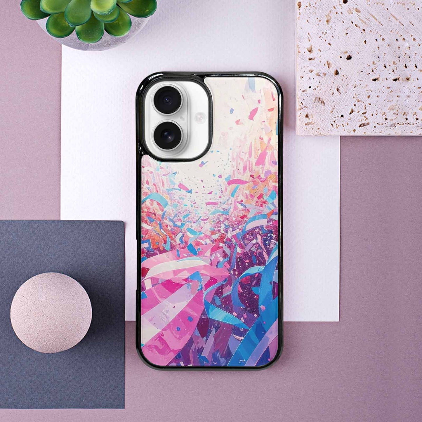 iPhone 16 Case — Transgender Pride Flag Trans Pride Flag, Original Design Phone Case