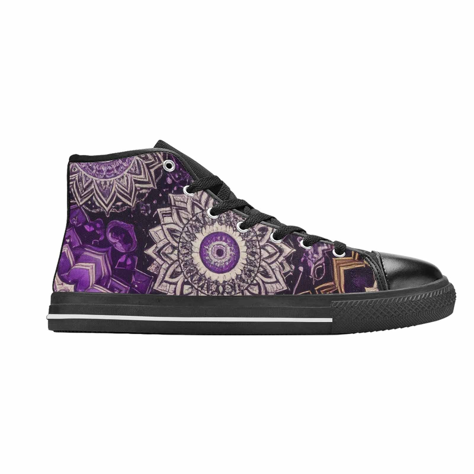 WOMEN'S Mandala High Top Canvas Cottagecore Custom Shoes