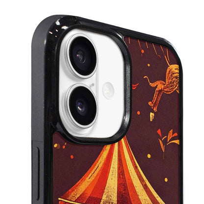 iPhone 17 Case — Vintage Circus Art Pattern Retro Vintage, Custom Designed Case Cover