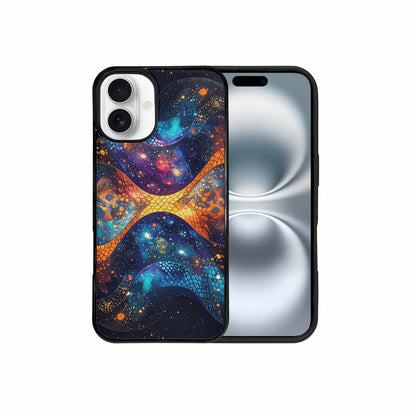 iPhone 16 Plus Case — Galaxy Snake Print Custom, Custom Printed Phone Case