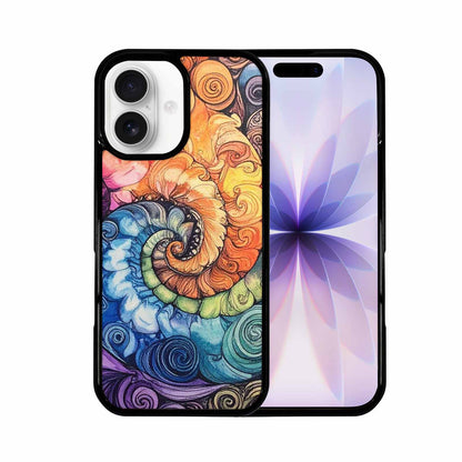 iPhone 17 Case — Tie Dye Swirls (black Tie Dye, Custom Art Phone Cover