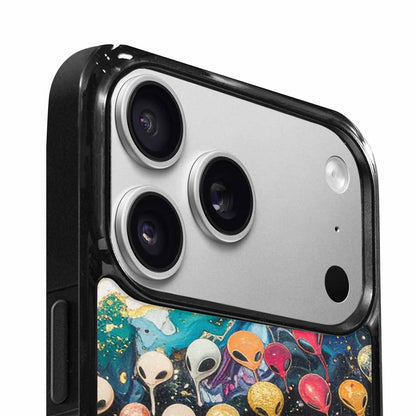 iPhone 17 Pro Max Case — Aliens Marblealiens Pattern Alien Scifi, Unique Phone Case Design