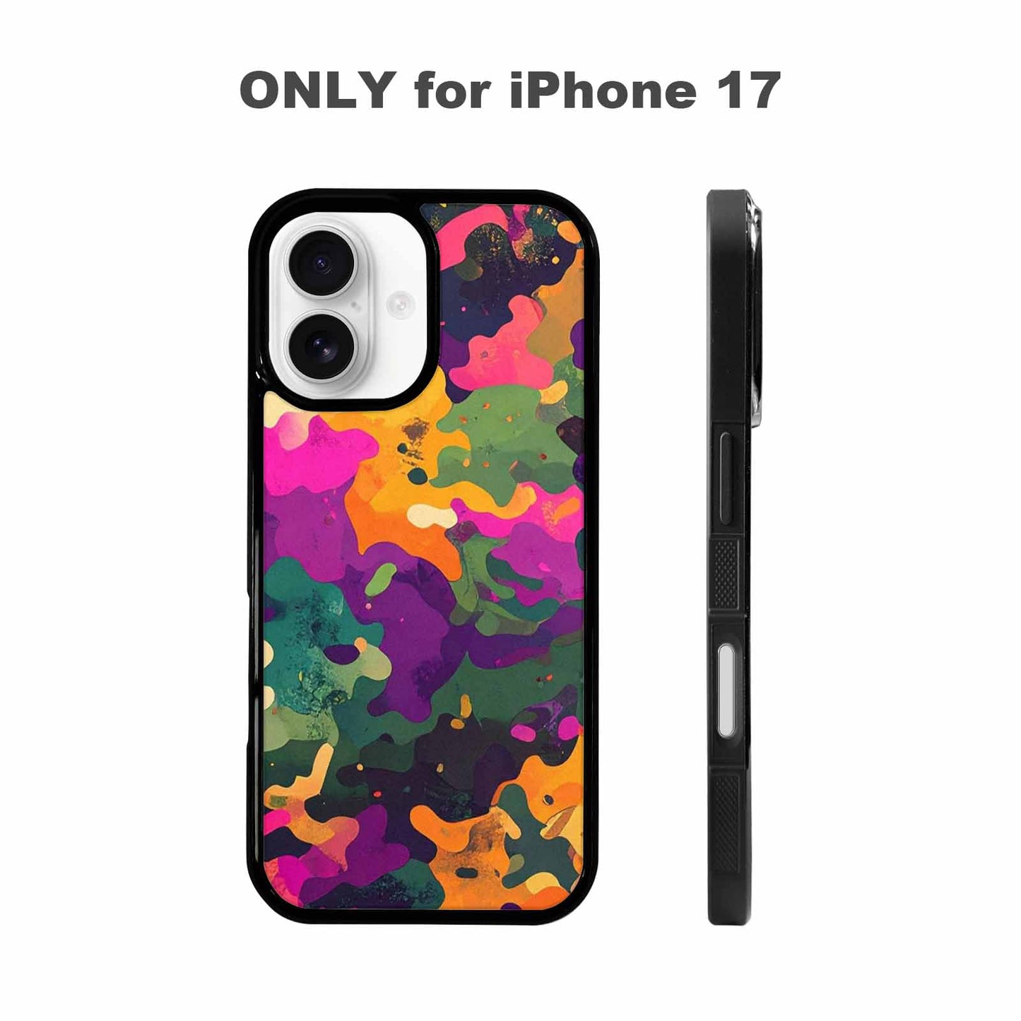 iPhone 17 Case — Small Military Camouflage Blotch Camo, Customized Protective Case