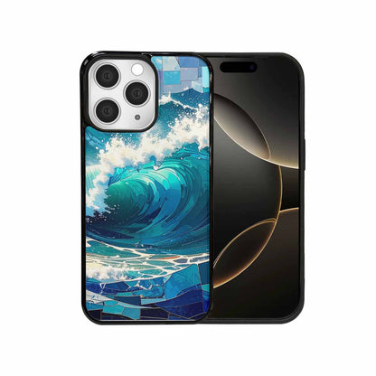 iPhone 15 Pro Max Case — Wave Crest Splash Wave Crest Splash, Customized Protective Case