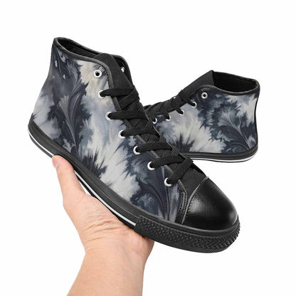 WOMEN'S Tie Dye - High Top Canvas Surreal Custom Sneakers