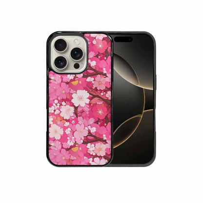 iPhone 16 Pro Case — Cherry Blossom Branch Cherry Blo E7l, Custom Designed Case Cover
