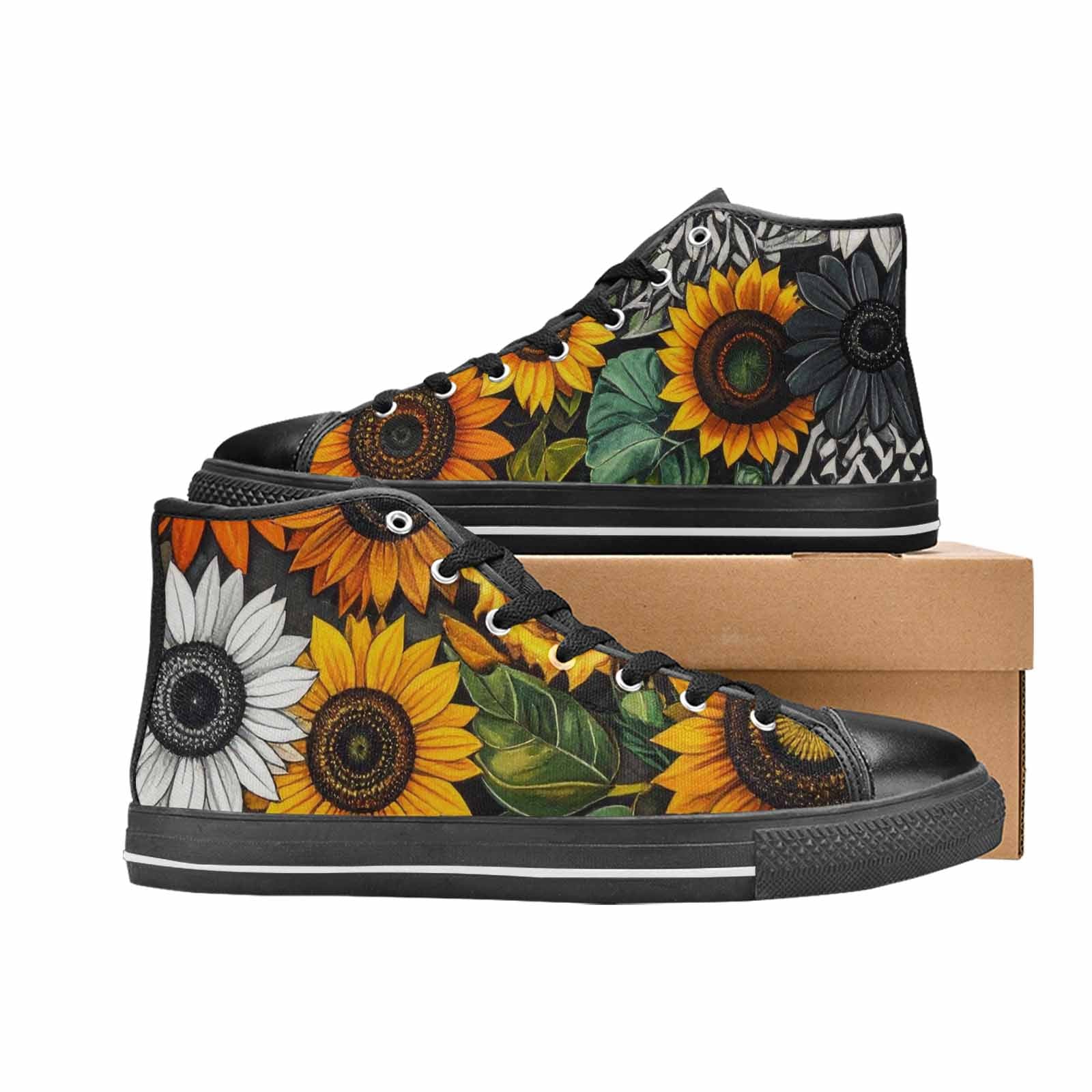 WOMEN'S Blend Melt Them High Top Canvas Surreal Sneakers