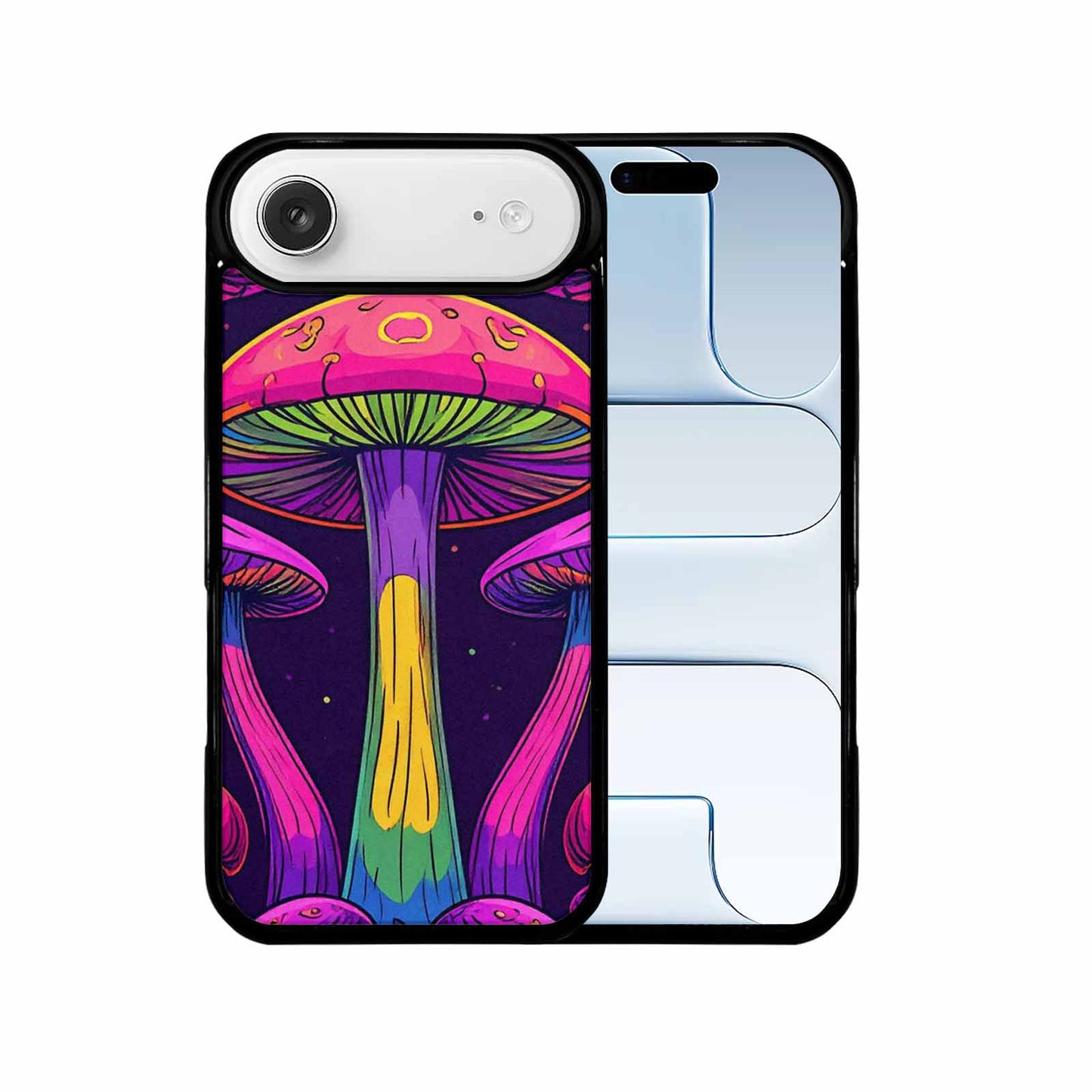 iPhone 17 Air Case — Psychedelic Mushroom Cartoon Pattern Cartoon Cute, Custom Made Phone Cover