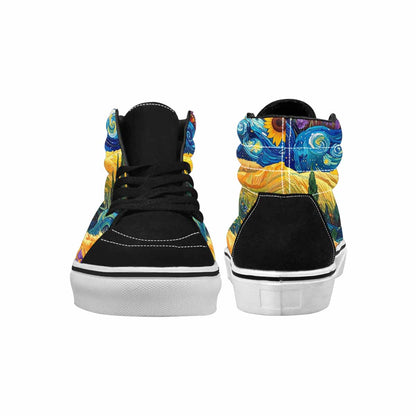 WOMEN'S Blend All Versions High Top Canvas Grunge Custom Shoes