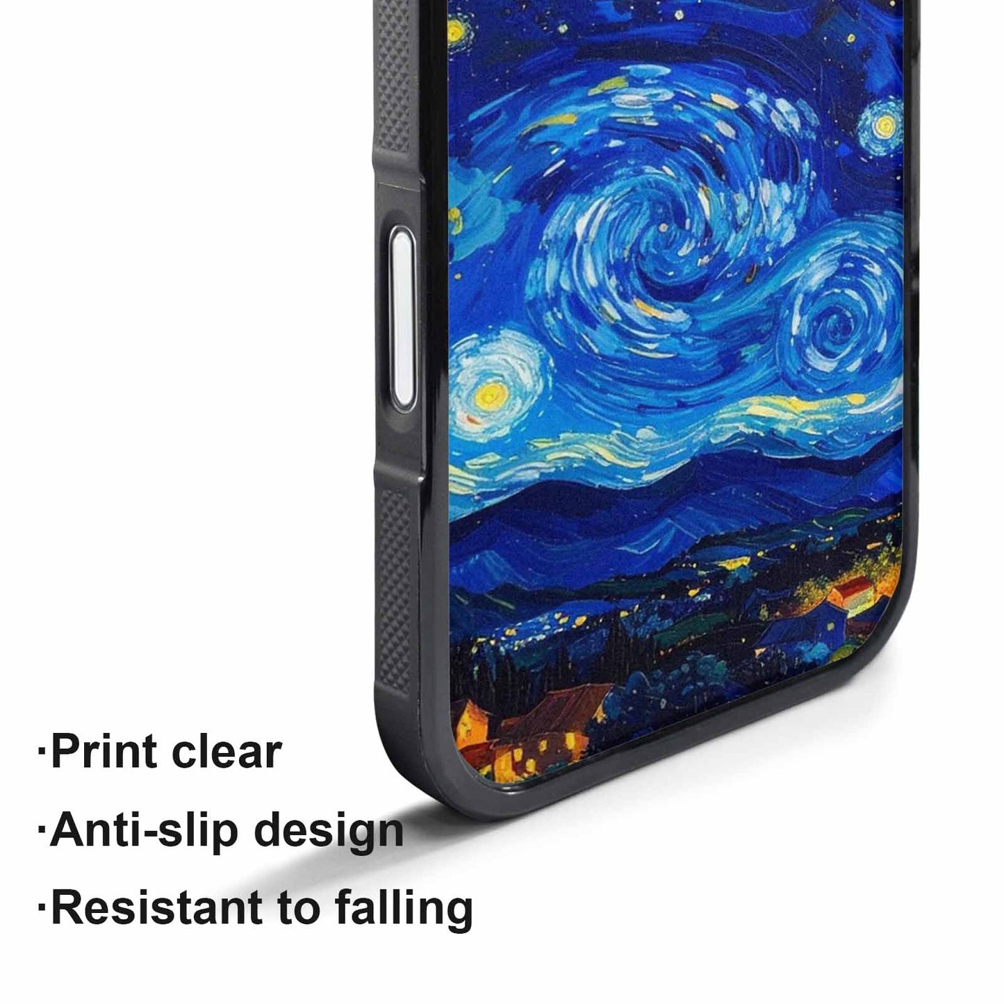 iPhone 17 Pro Max Case — Starry Night Van Gogh Galaxy Space, Unique Phone Case Design