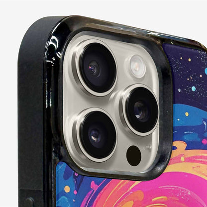 iPhone 16 Pro Case — Love Wins Galaxy Seamless Pattern Vibrant, Unique Phone Case Design