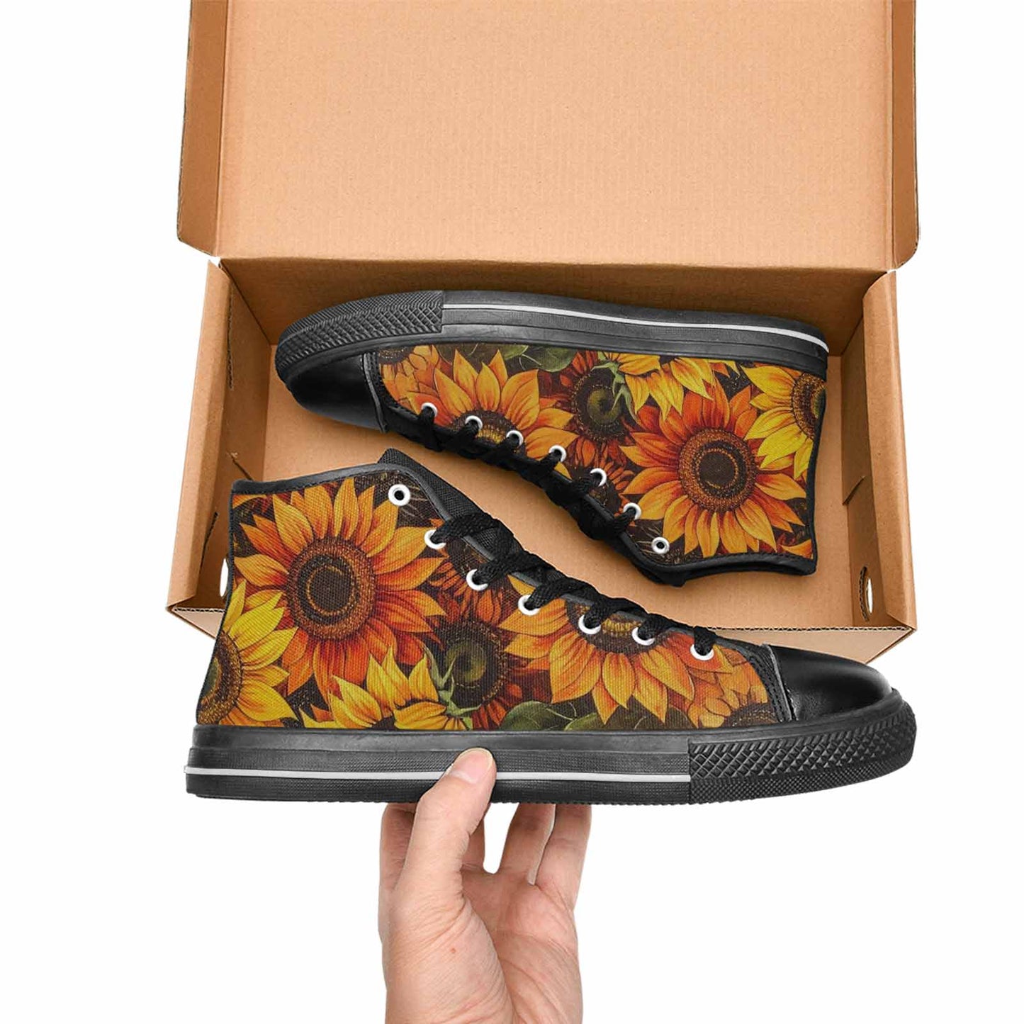 MEN'S Blend Melt Them High Top Canvas Vibrant Chaos Sneakers