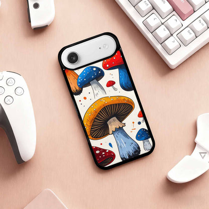 iPhone 17 Air Case — Vivid Winter Mushroom Seamless Cartoon Cute, Unique Phone Case Design