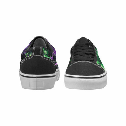 WOMEN'S Galaxy Nebula Lace-Up Canvas Neon Fantasy Shoes