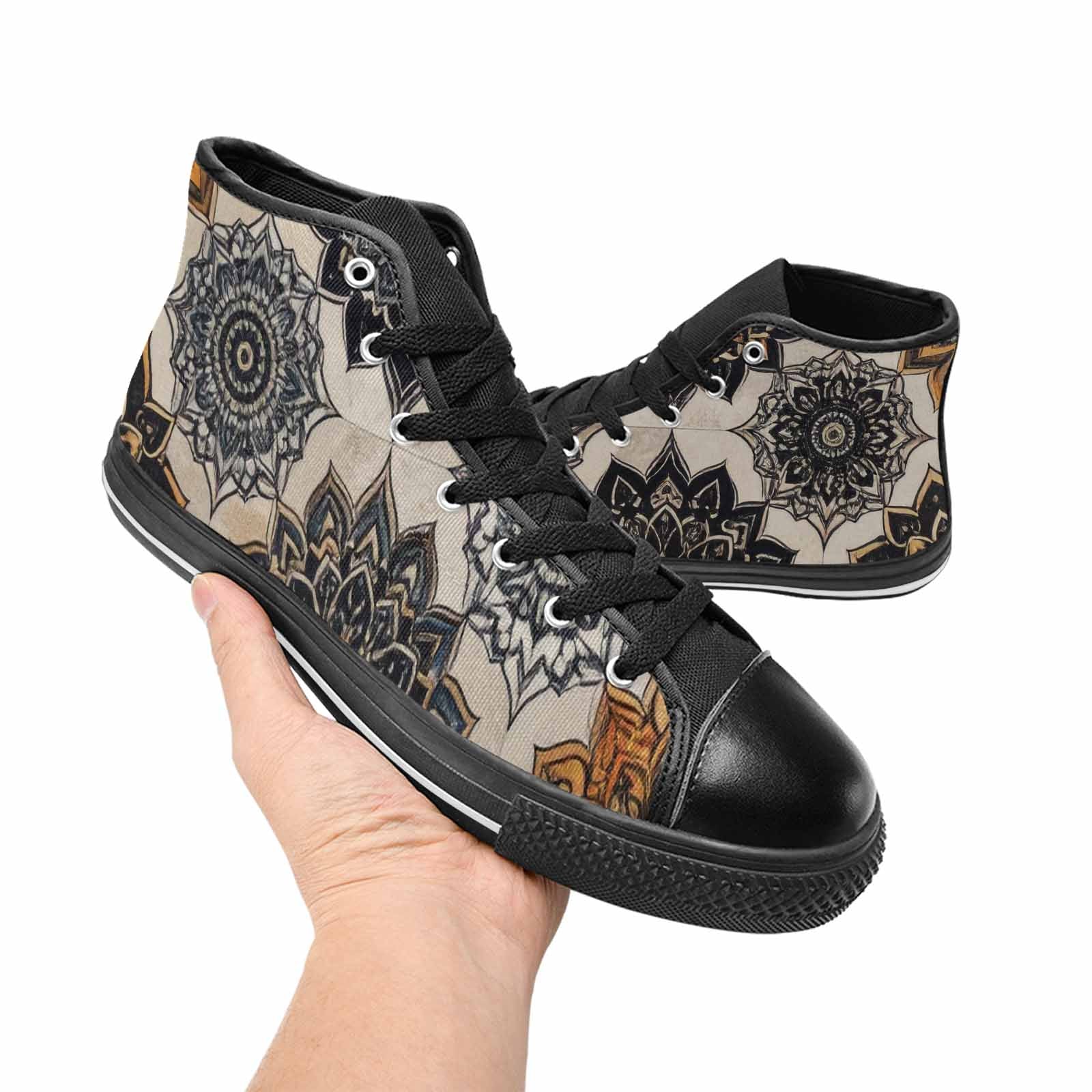WOMEN'S Mandala High Top Canvas Aesthetic Shoes