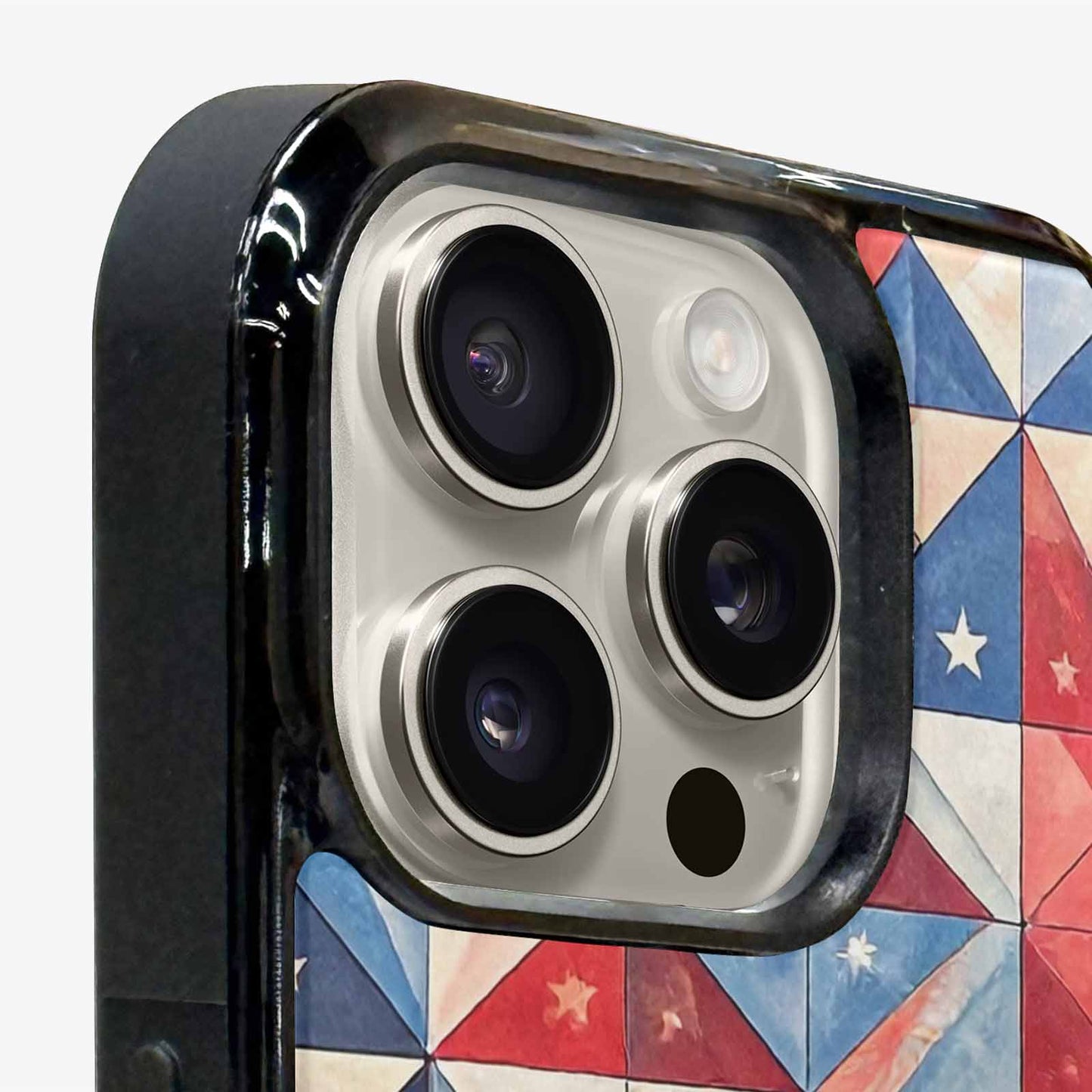 iPhone 16 Pro Max Case — Small American Flag Stars And Stripes, Unique Phone Case Design