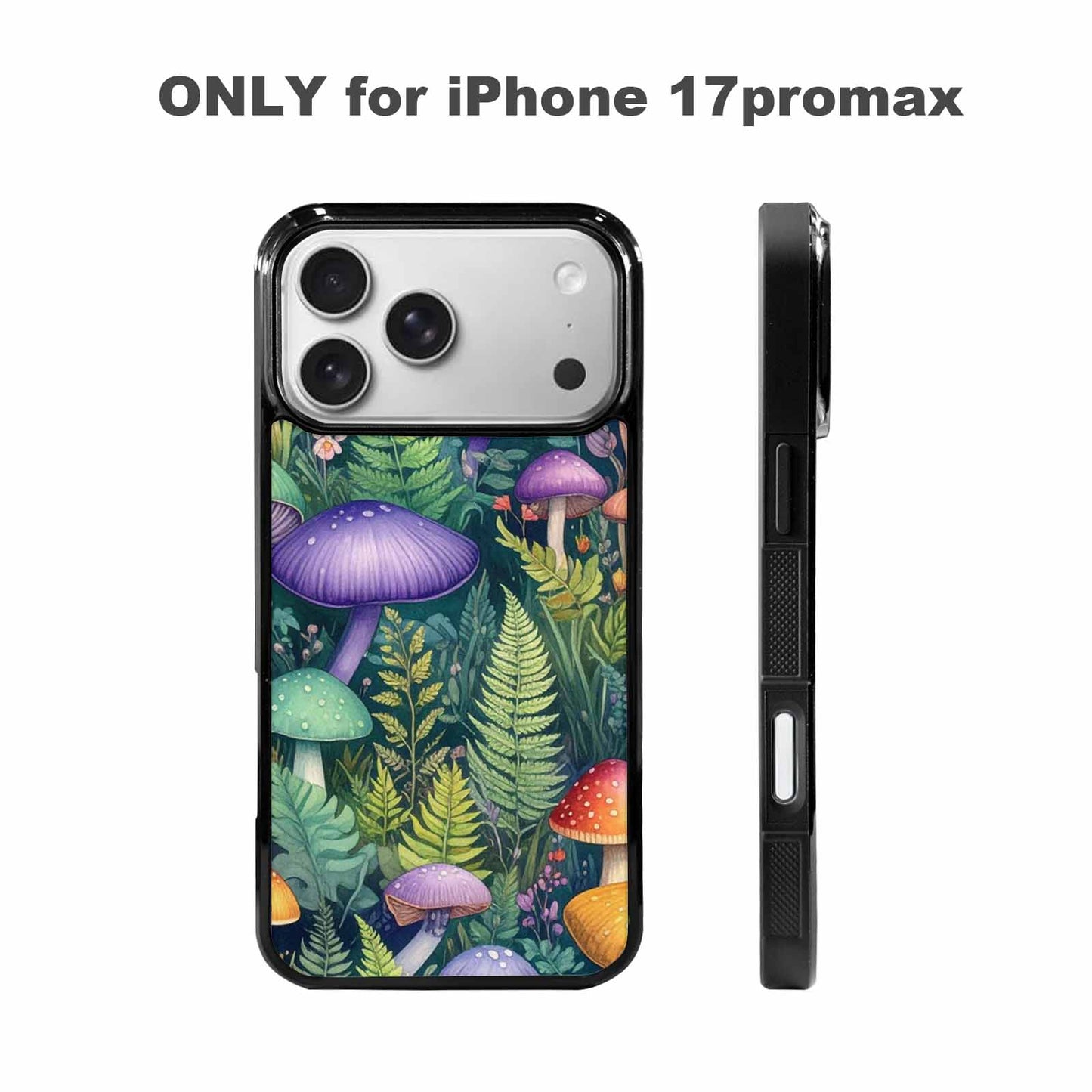 iPhone 17 Pro Max Case — Mushrooms Botanicalmushrooms P Hmi Floral, Custom Art Phone Cover
