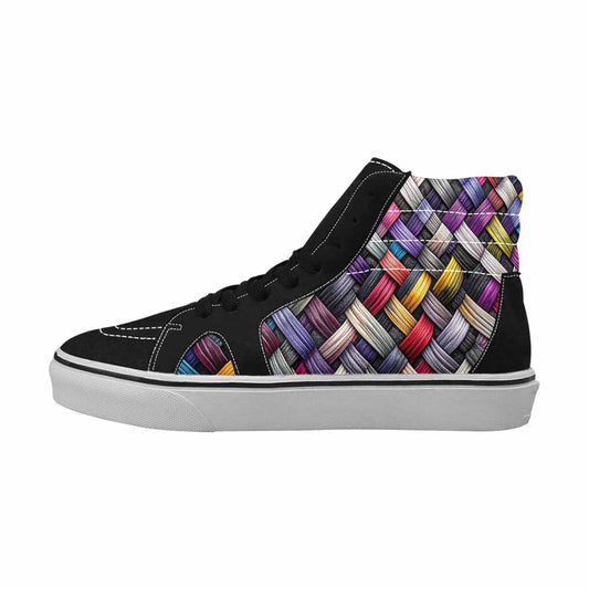 MEN'S Asexual Flag Color High Top Canvas Dreamcore Sneakers