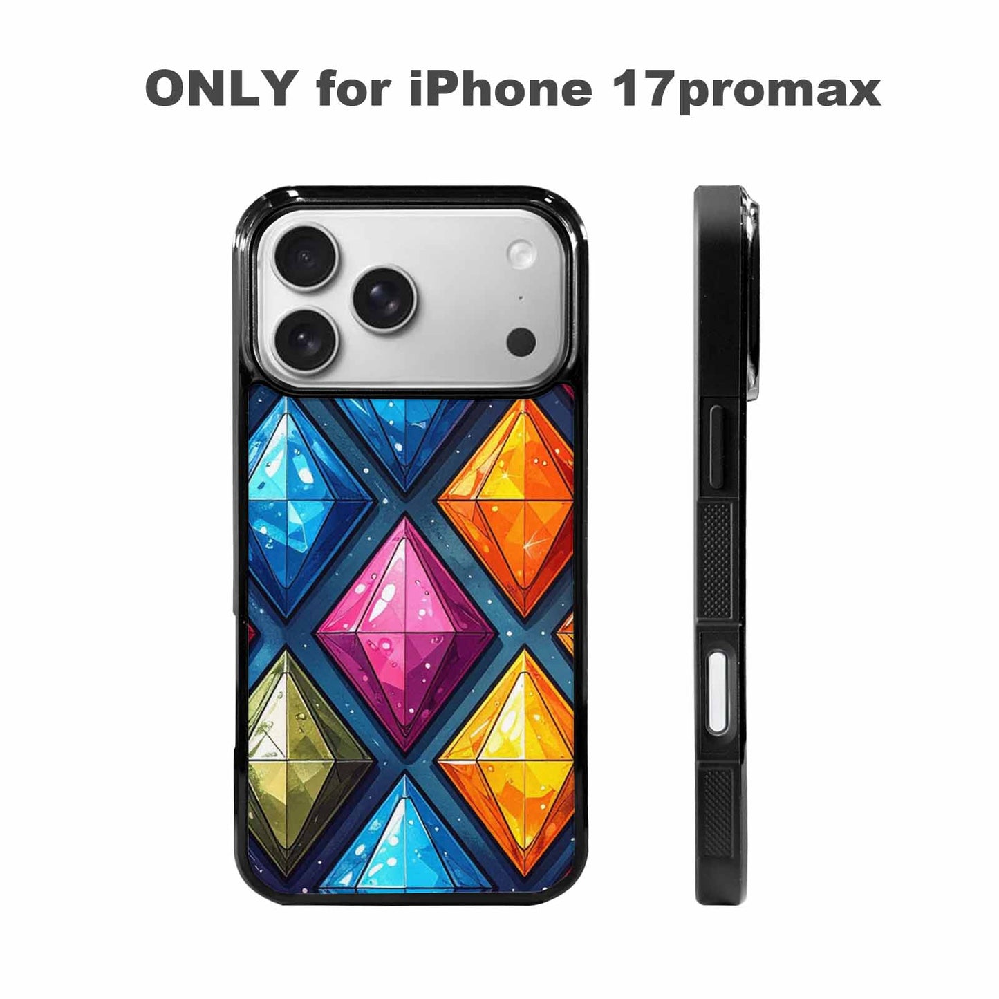 iPhone 17 Pro Max Case — Vintage Summer Diamond Retro Vintage, Personalized Phone Case