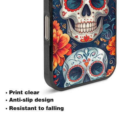 iPhone 16 Pro Case — Marble Skull Custom, Custom Art Phone Cover