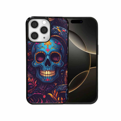 iPhone 15 Pro Max Case — Snake Skulls Print Custom, Unique Phone Case Design