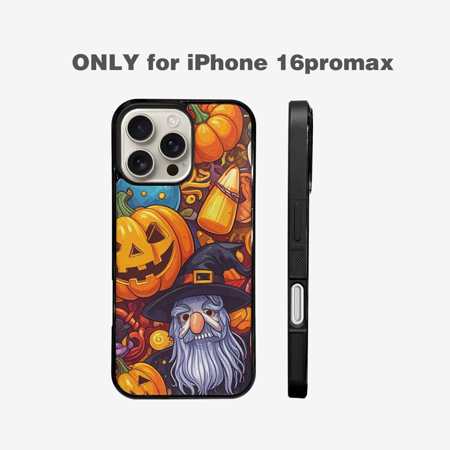 iPhone 16 Pro Max Case — Halloween Art Print Edge To Edge, Customized Protective Case
