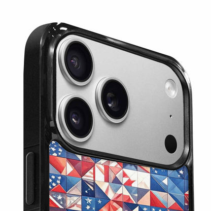 iPhone 17 Pro Max Case — Small American Flag Stars Galaxy Space, Custom Art Phone Cover
