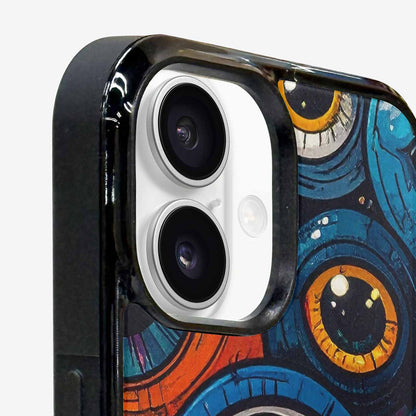 iPhone 16 Case — Cartoon Eyeballs, Original Design Phone Case