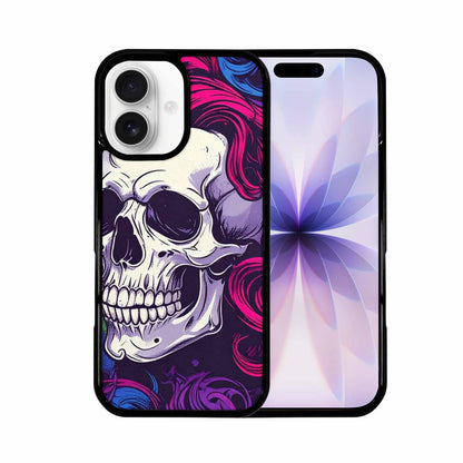 iPhone 17 Case — Pride Flag Skulls Seamless Gothic Skulls, Custom Art Phone Cover