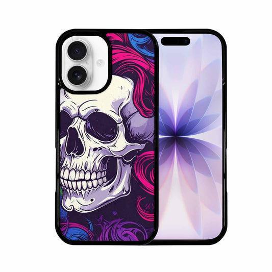 iPhone 17 Case — Pride Flag Skulls Seamless Gothic Skulls, Custom Art Phone Cover