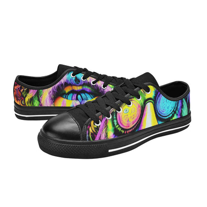 WOMEN'S Cc Canvas Classic Tie Canvas Surreal Custom Sneakers