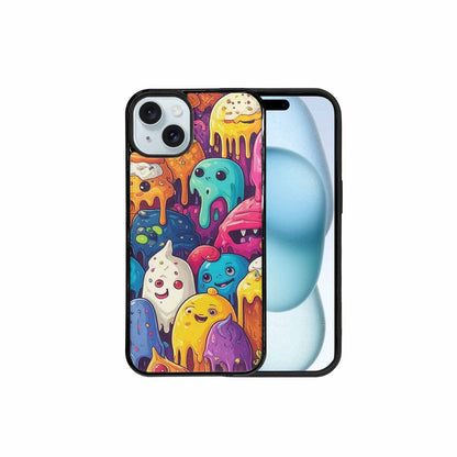 iPhone 15 Plus Case — Melting Ice Cream Monster Charac, Personalized Phone Case