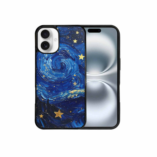 iPhone 16 Plus Case — Starry Night Galaxy Custom Personalized Phone, Custom Art Phone Cover