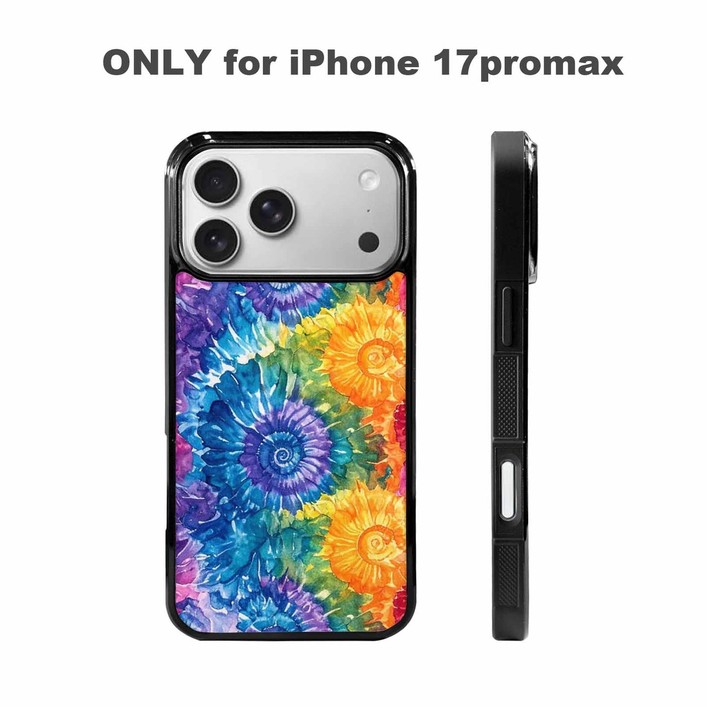iPhone 17 Pro Max Case — Small Tie Dye Swirl Tie Dye, Personalized Phone Case