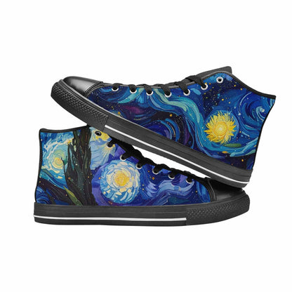 MEN'S Blend All Versions High Top Canvas Dark Academia Custom Shoes