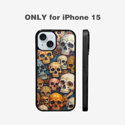 iPhone 15 Case — Skulls Animal Printskulls Patt 0h1, Custom Designed Case Cover