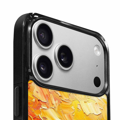 iPhone 17 Pro Max Case — Impressionist Sunflower Brushstroke Pattern Floral, Customized Protective Case